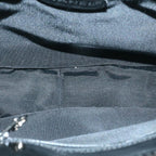 Black Leather Chanel Shoulder Bag