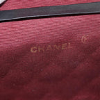 Black Leather Chanel Shoulder Bag