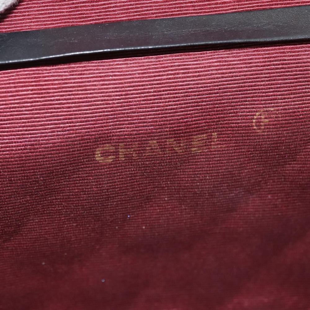 Black Leather Chanel Shoulder Bag