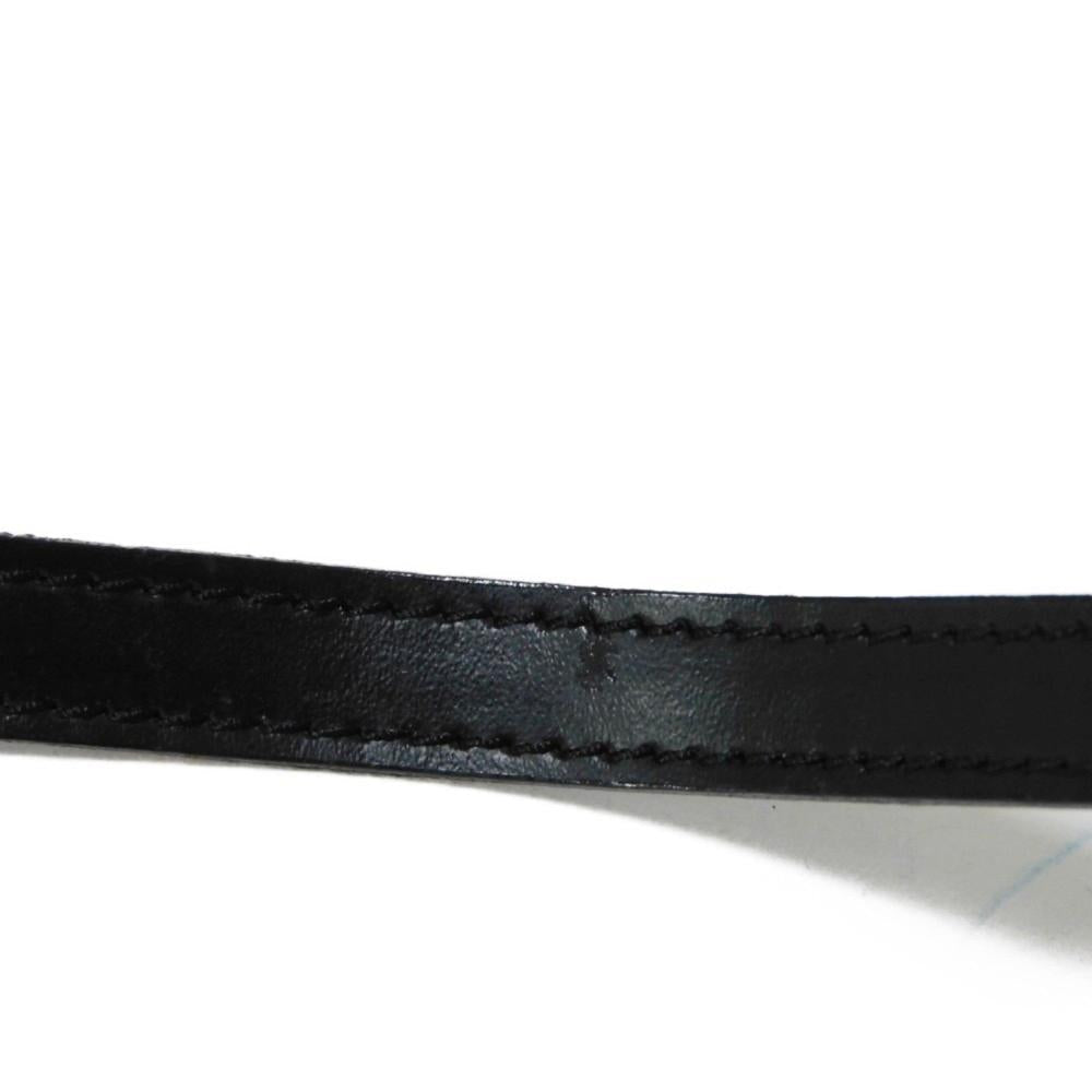 Black Leather Chanel Travel Line