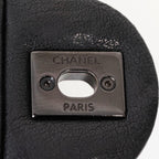 Black Leather Chanel Shoulder Bag