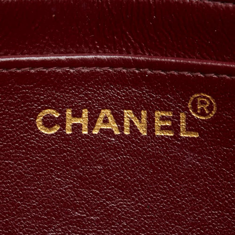 Black Leather Chanel Crossbody Bag