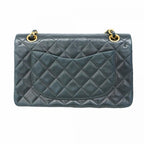 Black Leather Chanel Flap Bag