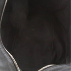 Black Leather Chanel Shoulder Bag