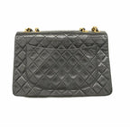 Black Leather Chanel Crossbody Bag