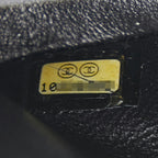Black Leather Chanel Flap Bag
