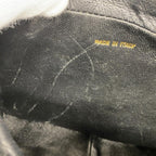Black Leather Chanel Shoulder Bag