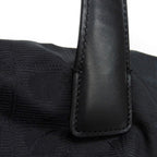 Black Leather Chanel Travel Line