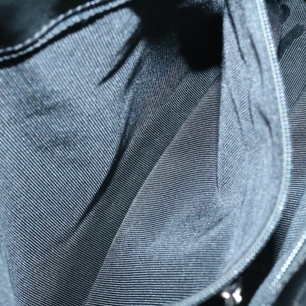 Black Leather Chanel Shoulder Bag