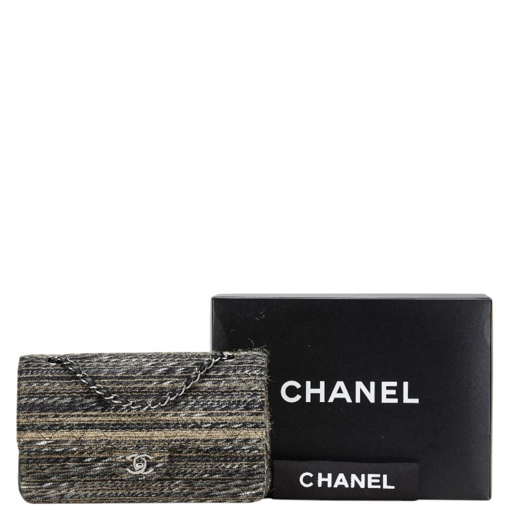 Black Leather Chanel Flap Bag