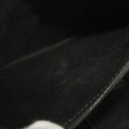 Black Leather Chanel Shoulder Bag