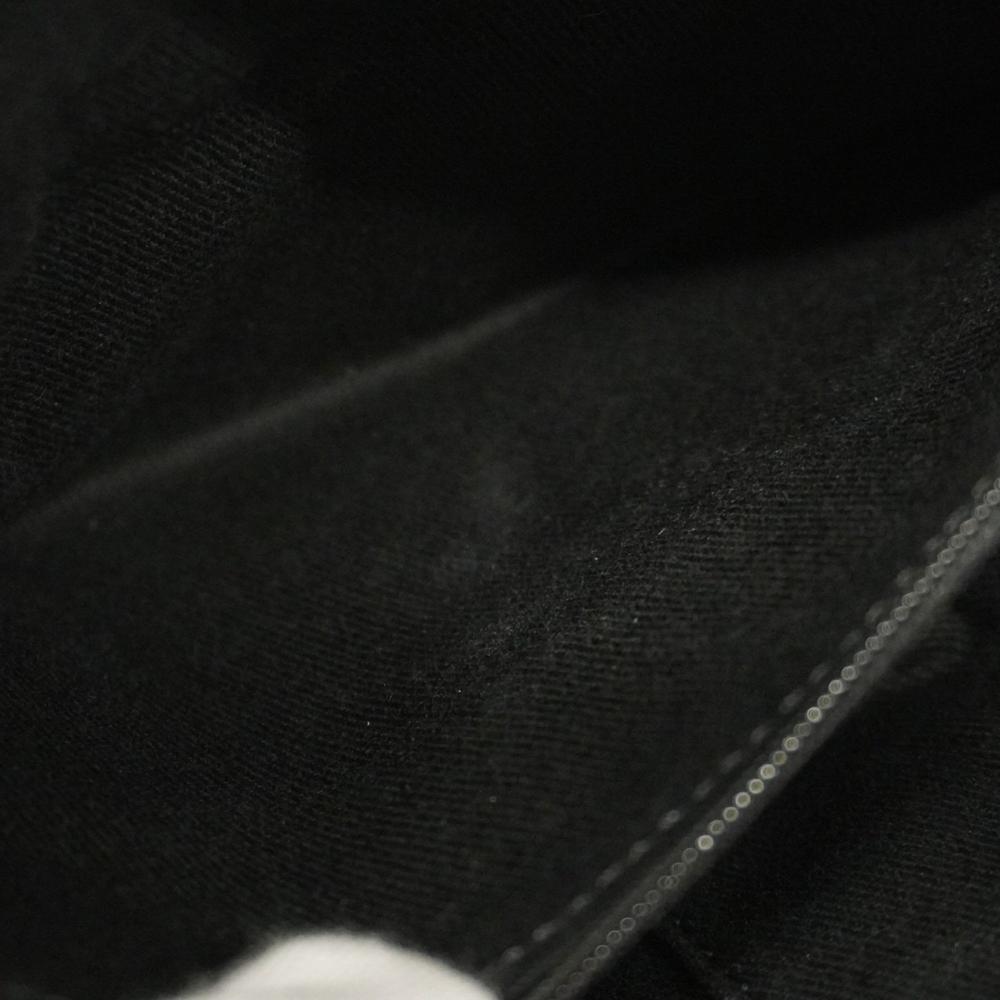 Black Leather Chanel Shoulder Bag