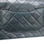 Black Leather Chanel Flap Bag