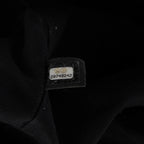 Black Leather Chanel Shoulder Bag