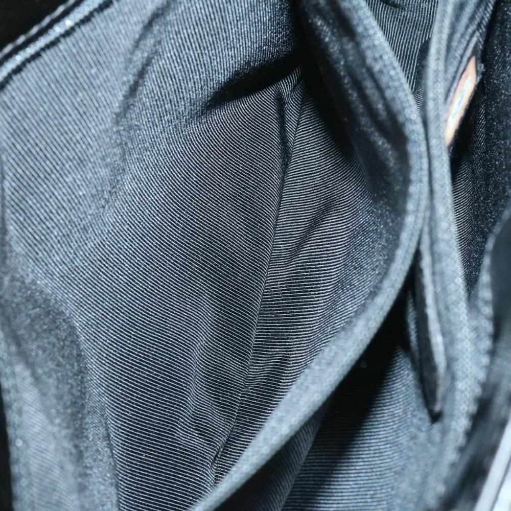 Black Leather Chanel Shoulder Bag