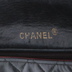 Black Leather Chanel Crossbody Bag