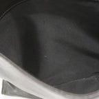 Black Leather Chanel Shoulder Bag