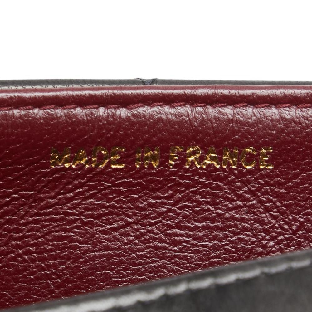 Black Leather Chanel Crossbody Bag