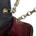 Black Leather Chanel Crossbody Bag