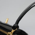 Black Leather Chanel Backpack