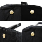 Black Leather Chanel Travel Line