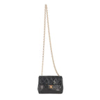 Black Leather Chanel Crossbody Bag