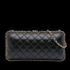 Black Leather Chanel Crossbody Bag