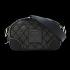 Black Leather Chanel Shoulder Bag