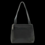 Black Leather Chanel Shoulder Bag