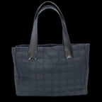 Black Leather Chanel Travel Line