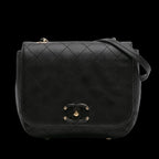 Black Leather Chanel Flap Bag