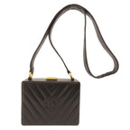 Black Leather Chanel Travel Bag