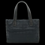 Black Leather Chanel Travel Line