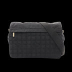 Black Leather Chanel Travel Line