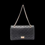 Black Leather Chanel Flap Bag