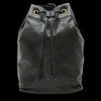 Black Leather Chanel Shoulder Bag