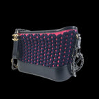 Black Leather Chanel Shoulder Bag