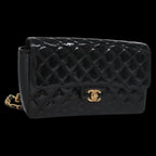 Black Leather Chanel Backpack