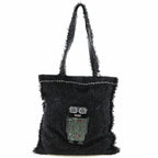 Black Leather Chanel Shoulder Bag