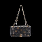 Black Leather Chanel Shoulder Bag