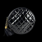 Black Leather Chanel Shoulder Bag
