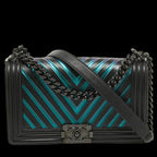 Black Leather Chanel Flap Bag