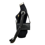 Black Leather Chanel Shoulder Bag