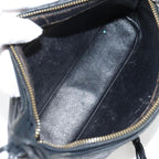 Black Leather Chanel Shoulder Bag