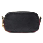 Black Leather Chanel Crossbody Bag