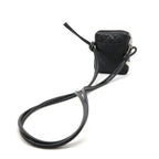 Black Leather Chanel Shoulder Bag