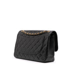 Black Leather Chanel Flap Bag