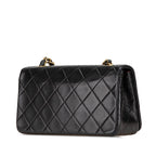 Black Leather Chanel Crossbody Bag