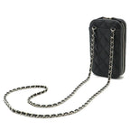 Black Leather Chanel Shoulder Bag