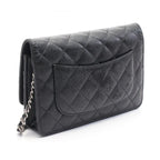 Black Leather Chanel Crossbody Bag